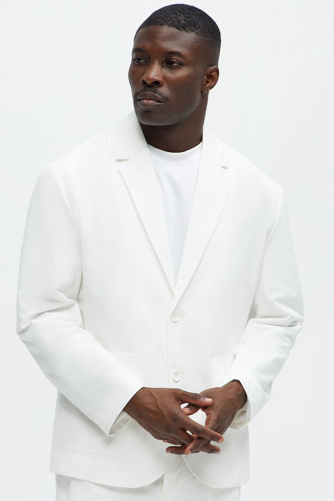 Seersucker Casual Blazer